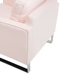 Store Beliani Nojatuoli Kankainen Vaaleanpunainen Vind