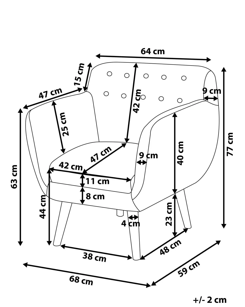 Nojatuolit<Beliani Nojatuoli Kankainen Varikas Tilkkukuosi Melby