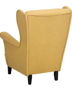 Nojatuolit<Beliani Nojatuoli Keltainen Abson