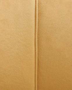 Nojatuolit<Beliani Nojatuoli Keltainen Sametti Lovikka