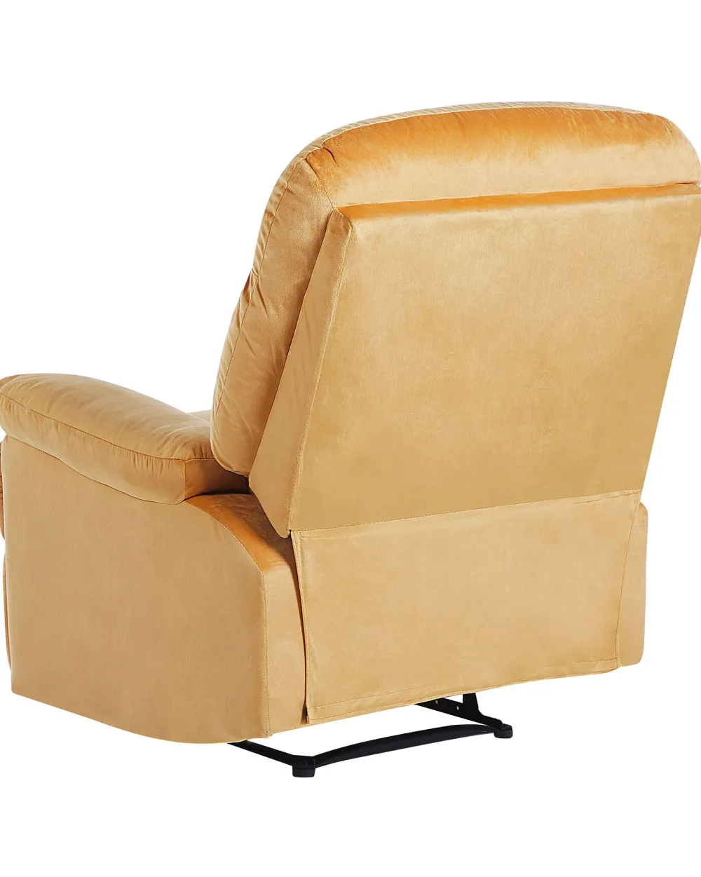 Nojatuolit<Beliani Nojatuoli Keltainen Sametti Eslov