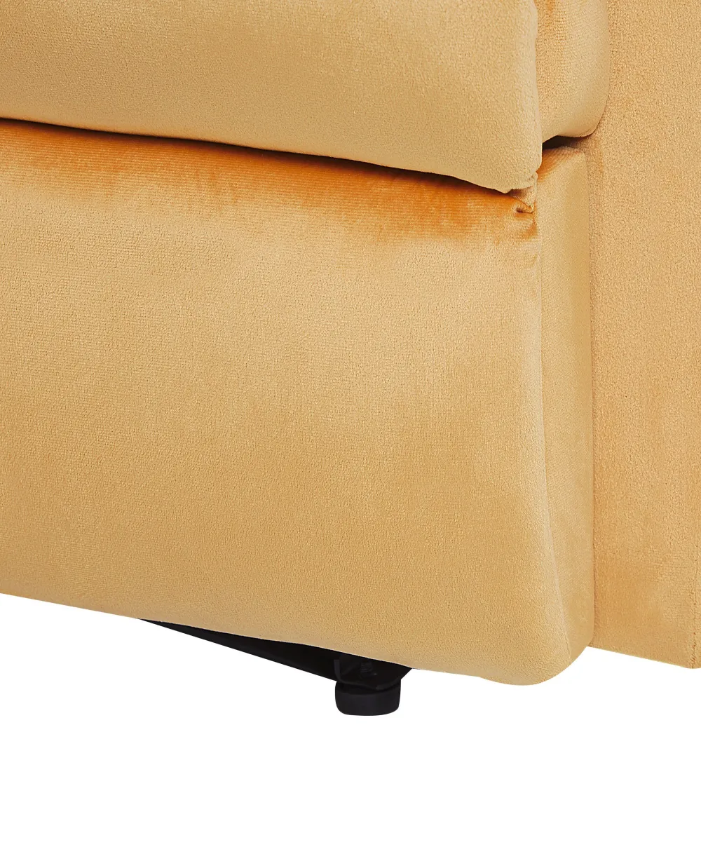 Nojatuolit<Beliani Nojatuoli Keltainen Sametti Eslov