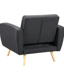 Nojatuolit<Beliani Nojatuoli Musta Florli