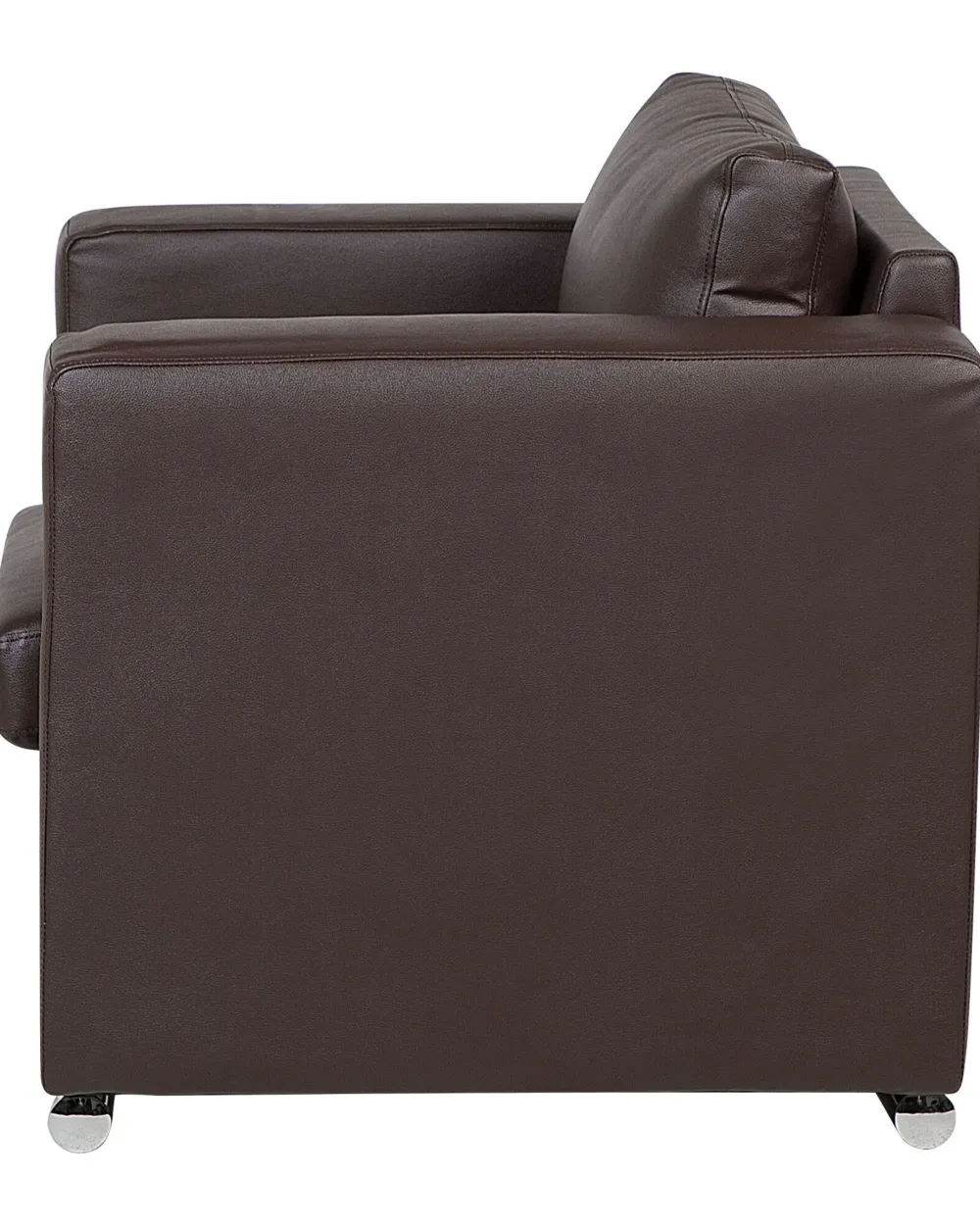 Nojatuolit<Beliani Nojatuoli Nahka Ruskea Helsinki