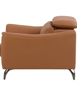 Nojatuolit<Beliani Nojatuoli Nahkainen Ruskea Narwik