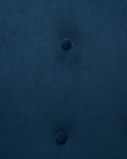 Clearance Beliani Nojatuoli Rahilla Sametti Tummansininen Vejle