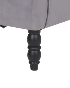 Online Beliani Nojatuoli Rahilla Samettinen Harmaa Sandset