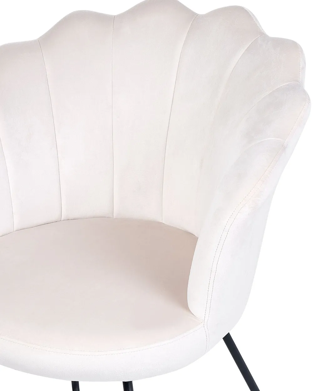 Fashion Beliani Nojatuoli Sametti Beige Lovelock