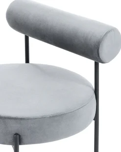 Outlet Beliani Nojatuoli Sametti Harmaa Alpha