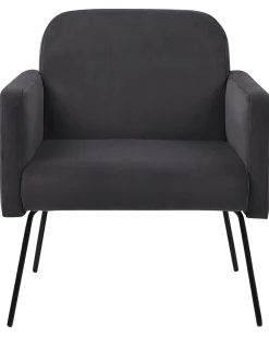 Online Beliani Nojatuoli Sametti Harmaa Narken