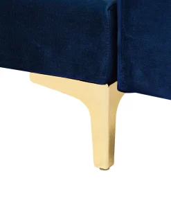 Hot Beliani Nojatuoli Sametti Laivastonsininen Aberdeen