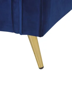 Fashion Beliani Nojatuoli Sametti Laivastonsininen Vietas