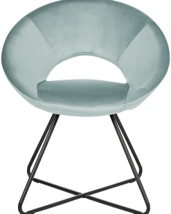 Nojatuolit<Beliani Nojatuoli Sametti Mintunvihrea Rachel