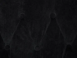 Cheap Beliani Nojatuoli Sametti Musta Alta