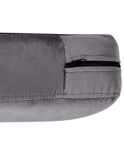 Nojatuolit<Beliani Nojatuoli Sametti Tummanharmaa Vietas