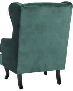 Best Beliani Nojatuoli Sametti Tummanvihrea Alta