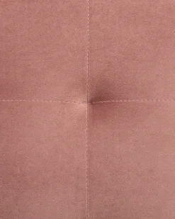 Store Beliani Nojatuoli Sametti Vaaleanpunainen Aberdeen