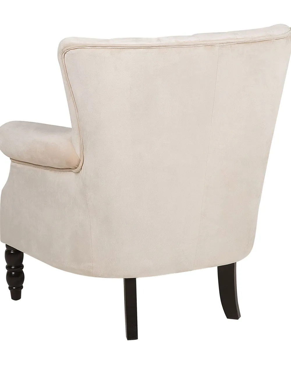 Nojatuolit<Beliani Nojatuoli Samettinen Beige Svedala