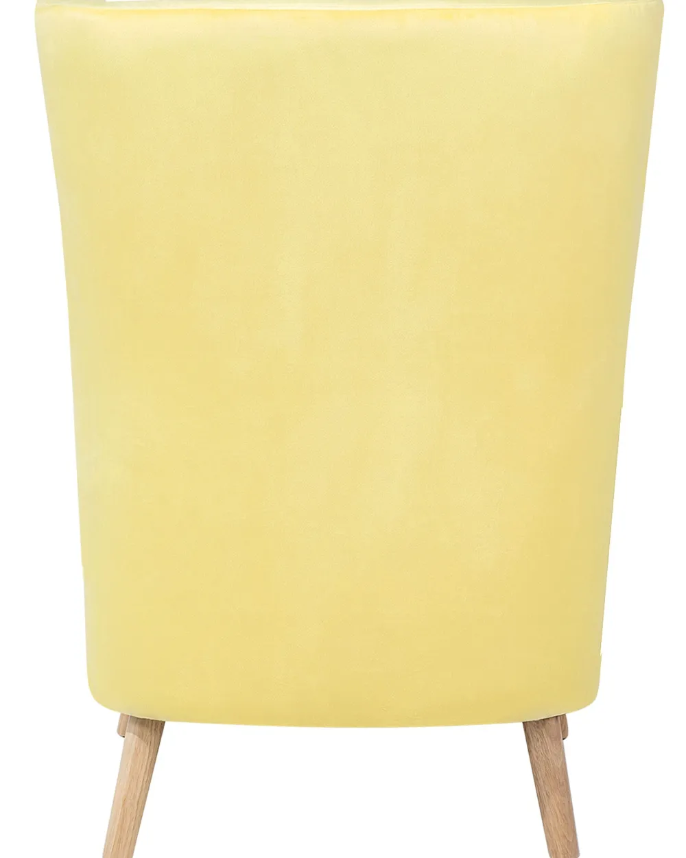 Cheap Beliani Nojatuoli Samettinen Keltainen Oneida