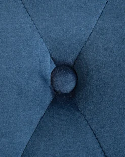 Cheap Beliani Nojatuoli Samettinen Sininen Harstad