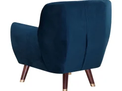 Flash Sale Beliani Nojatuoli Samettinen Sininen Bodo