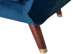 Flash Sale Beliani Nojatuoli Samettinen Sininen Bodo