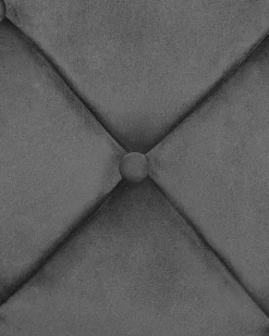 Online Beliani Nojatuoli Samettinen Tummanharmaa Vaksala