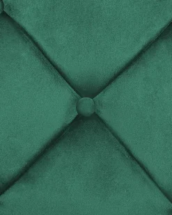 Sale Beliani Nojatuoli Samettinen Tummanvihrea Vaksala