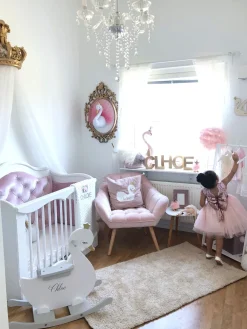 Fashion Beliani Nojatuoli Samettinen Vaaleanpunainen Karis