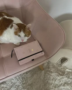 Fashion Beliani Nojatuoli Samettinen Vaaleanpunainen Karis