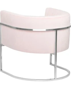 Hot Beliani Nojatuoli Samettinen Vaaleanpunainen Larvik