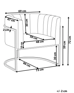Hot Beliani Nojatuoli Samettinen Vaaleanpunainen Larvik
