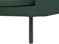 Store Beliani Nojatuoli Samettinen Vihrea Vinterbro