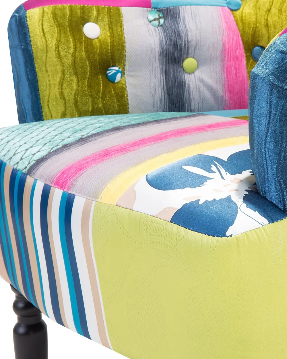 Nojatuolit<Beliani Nojatuoli Tilkkukankainen Sininen Mandal