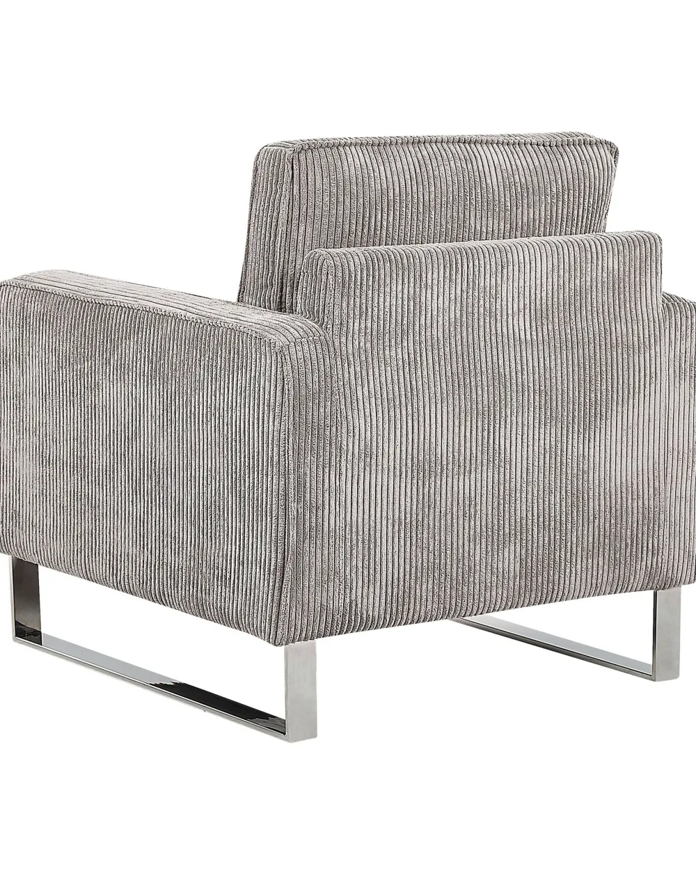 Clearance Beliani Nojatuoli Vakosametti Harmaa Vind