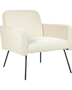 Hot Beliani Nojatuoli Vakosametti Kermanvalkoinen Narken