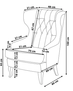 Cheap Beliani Nojatuoli Varikas Tilkkukuosi Molde