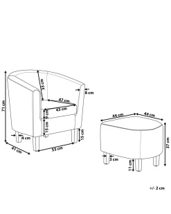 Best Sale Beliani Nojatuoli Vihrea Holden
