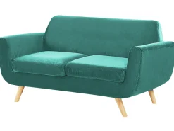 Best Beliani Paallinen 2-Istuttavaan Sohvaan Vihrea Bernes