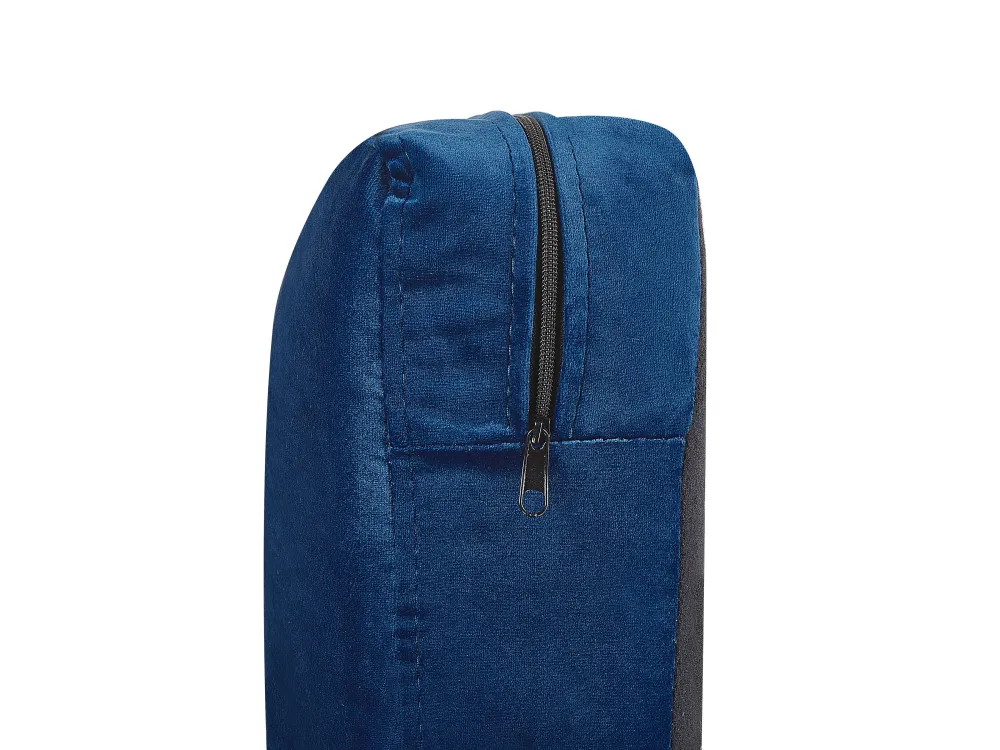 Store Beliani Paallinen 3-Istuttavaan Sohvaan Sininen Bernes