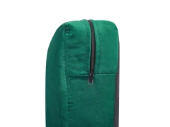 Tekstiilit<Beliani Paallinen Nojatuoliin Vihrea Sametti Bernes