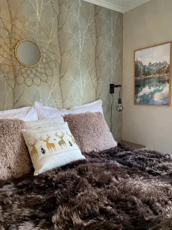 Tekstiilit<Beliani Paivapeitto Vaaleanruskea 200 X 220 Cm Delice