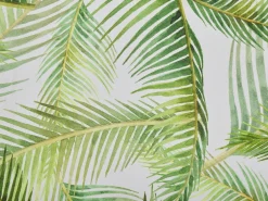 Clearance Beliani Palmunlehtikuviollinen Vaihtokangas Puutarhatuoliin 2 Kpl Cine