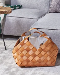 Outlet Beliani Parekori Jalokuusi Kullanruskea 40 X 27 Cm Qara