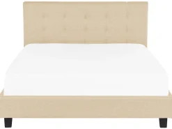 Best Beliani Parisanky Kangas Beige 180 X 200 Cm La Rochelle