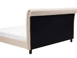 Sängyt<Beliani Parisanky Kangas Beige 180 X 200 Cm Reims