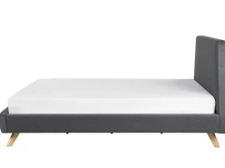 Best Sale Beliani Parisanky Kangas Harmaa 180 X 200 Cm Vienne