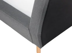 Best Sale Beliani Parisanky Kangas Harmaa 180 X 200 Cm Vienne