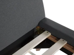 Best Sale Beliani Parisanky Kangas Harmaa 180 X 200 Cm Vienne