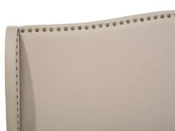 New Beliani Parisanky Kangas Hiekanruskea 180 X 200 Cm Colmar